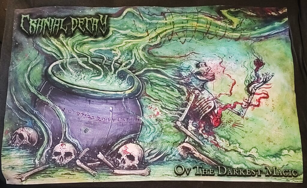Cranial Decay - Ov the Darkest Magic [Flag - 3x2ft]